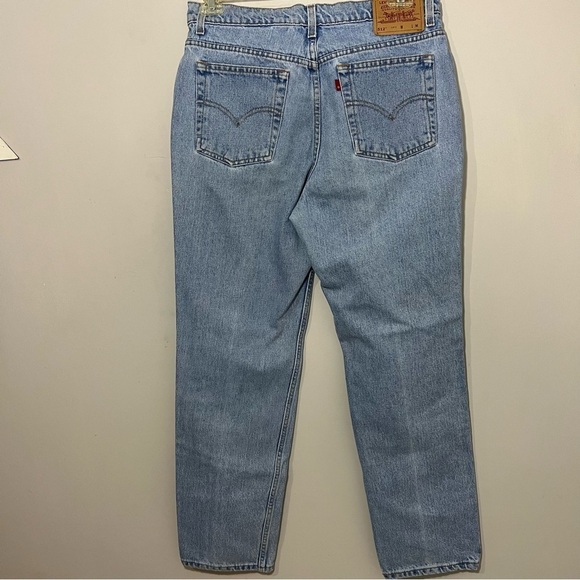 Vintage Levis Y2K Red Tab Straight Leg Mom Jeans Made in 1998 Tapered High Waist - Picture 5 of 17